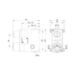 ECA İki Yollu Ankastre Duş Bataryası Sıva Altı Grubu - 102166201 - Ankastre Sıva Altı Grubu - 1