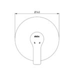 ECA Luna Ankastre Duş Bataryası