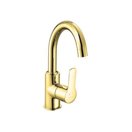 ECA Luna Döner Borulu Lavabo Bataryası, Altın - 102808953 - Lavabo Bataryası