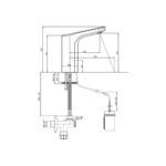 ECA Luna Fotoselli Lavabo Bataryası, Pilli - 108108051 - Fotoselli Lavabo Bataryası - 1