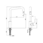 ECA Luna Mafsallı Eviye Bataryası - 102118044 - Mutfak Eviye Bataryası - 1