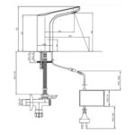 ECA Luna Pilli Ve Elektikli Fotoselli Lavabo Bataryası - 108108060 - Fotoselli Lavabo Bataryası - 1