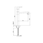 ECA Luna Yüksek Tip Lavabo Bataryası - 102108949 - Çanak Lavabo Bataryası - 1