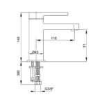 ECA Mina Lavabo Bataryası - 102108938H - Lavabo Bataryası - 1