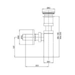 ECA Minimal Lavabo Ve Eviye Sifonu - 102119023 - Banyo ve Mutfak Tamamlayıcı Gereçleri - 1