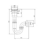 ECA Minimal U Borulu Lavabo Ve Eviye Sifonu - 102119026 - Banyo ve Mutfak Tamamlayıcı Gereçleri - 1