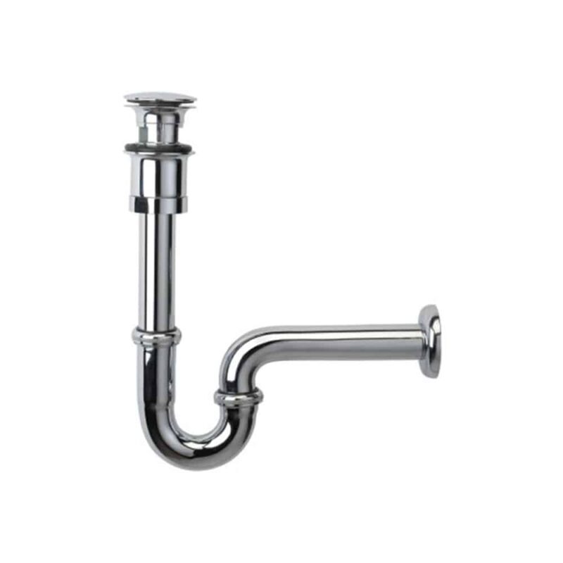 ECA Minimal U Borulu Lavabo Ve Eviye Sifonu - 102119026 - Basmalı Sifon , Gider (Pop-Up)