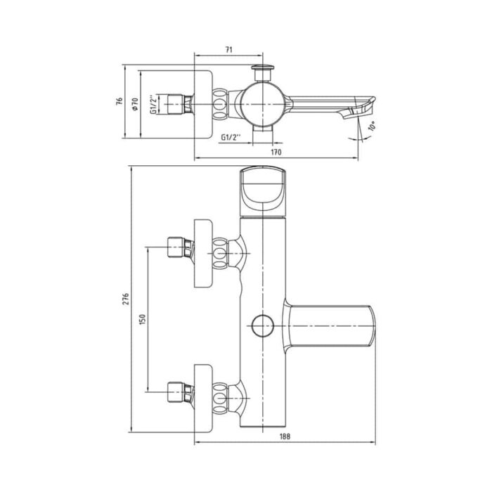 ECA Myra Banyo Bataryası - 102102470H - Banyo Bataryası - 1