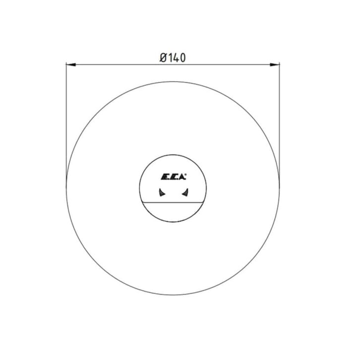 ECA Myra Mat Beyaz Ankastre Duş Bataryası - 102167103C4-Y - Ankastre Duş Bataryası - 1