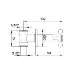 ECA Neo Klasik Ara Kesme Valfi - 102151009 - Ara Musluk - 1