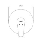 ECA Niobe Ankastre Duş Bataryası - 102167113-Y - Ankastre Duş Bataryası - 1