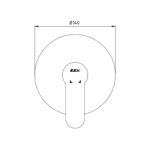 ECA Nita Ankastre Duş Bataryası - 102167108-Y - Ankastre Duş Bataryası - 1