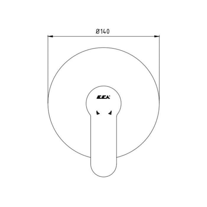 ECA Nita Ankastre Duş Bataryası - 102167108-Y - Ankastre Duş Bataryası - 1