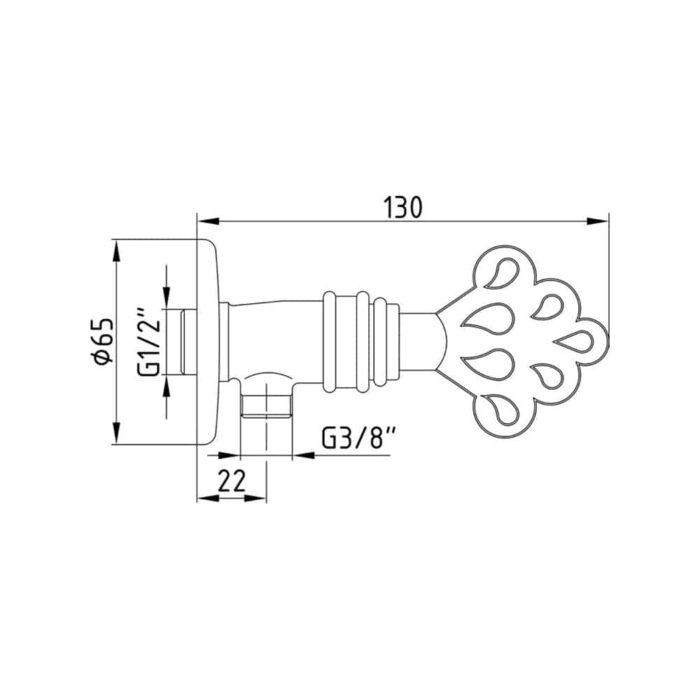 ECA Osmanlı Ara Taharet Musluğu - 102211001 - Tahret Muslukları - 1