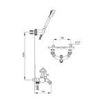 ECA Osmanlı Banyo Bataryası - 102202001 - Kurna Musluğu, Banyo Bataryası - 1