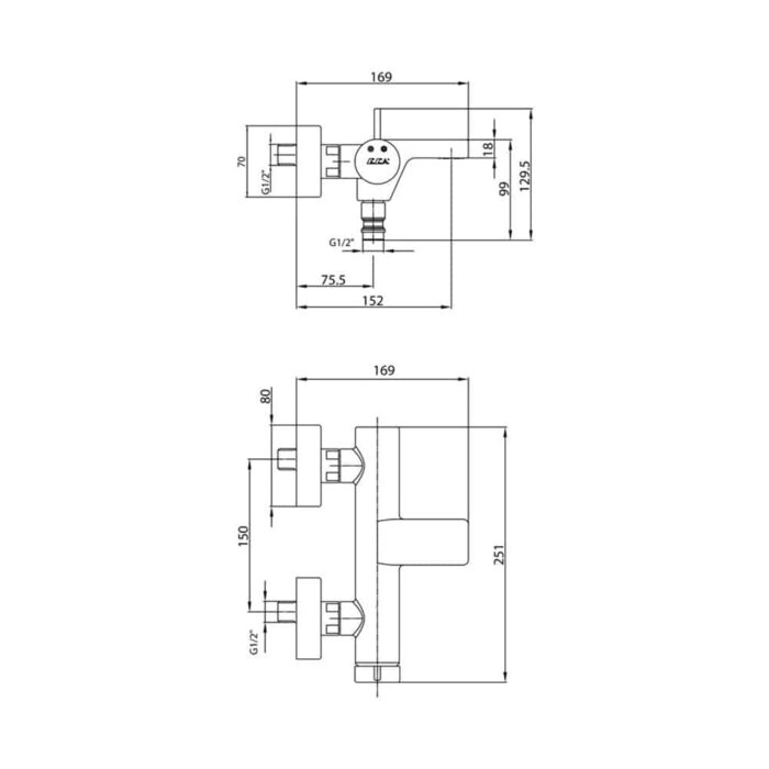 ECA Purity Banyo Bataryası - 102102477H - Banyo Bataryası - 1
