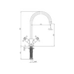 ECA Quadrille Eviye Bataryası,Altın - 102808488 - Mutfak Eviye Bataryası - 1