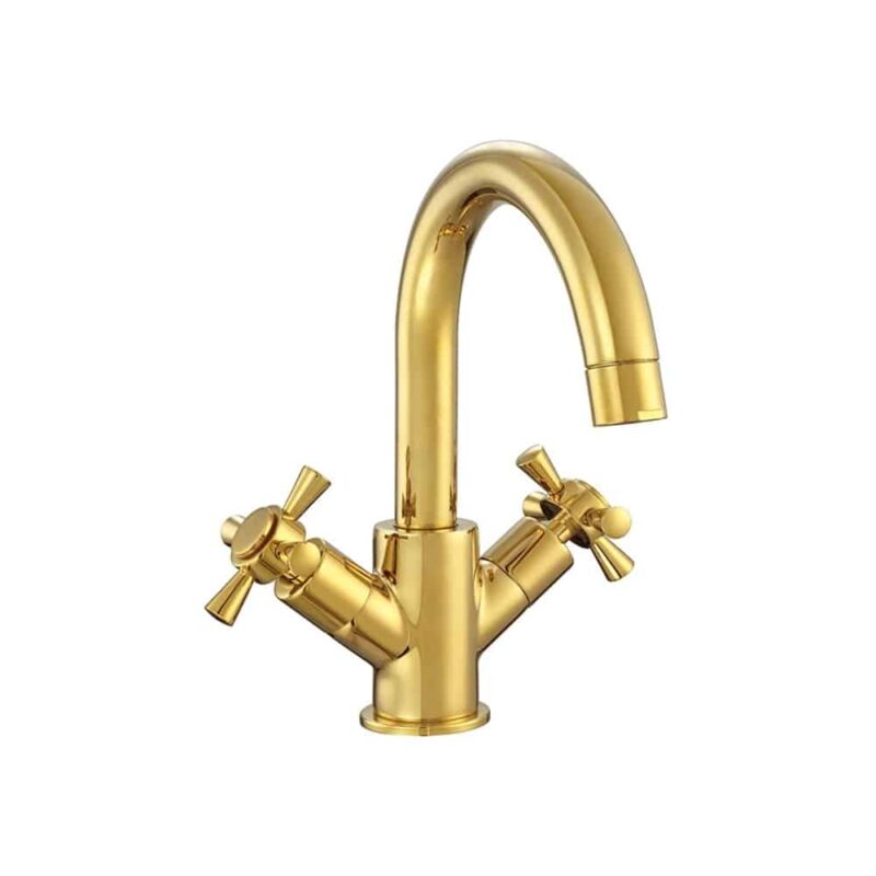 ECA Quadrille Lavabo Bataryası, Altın - 102808396 - Lavabo Bataryası