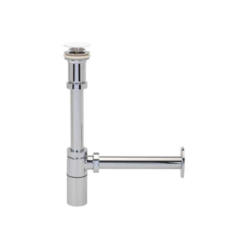 ECA Seramik Başlıklı Bas Bırak Lavabo Sifonu - 102119060 - Basmalı Sifon , Gider (Pop-Up)