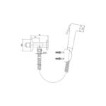 ECA Spiralli Taharet Musluğu - 102111084 - Tahret Muslukları - 1