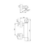 ECA Termostatik Duş Bataryası