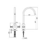 ECA Termostatik Eviye Bataryası - 102108754 - Mutfak Eviye Bataryası - 1