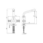 ECA Termostatik Lavabo Bataryası - 102108730 - Lavabo Bataryası - 1