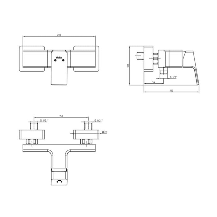 ECA Tiera Duş Bataryası - 102154024 - Duş Bataryası - 1