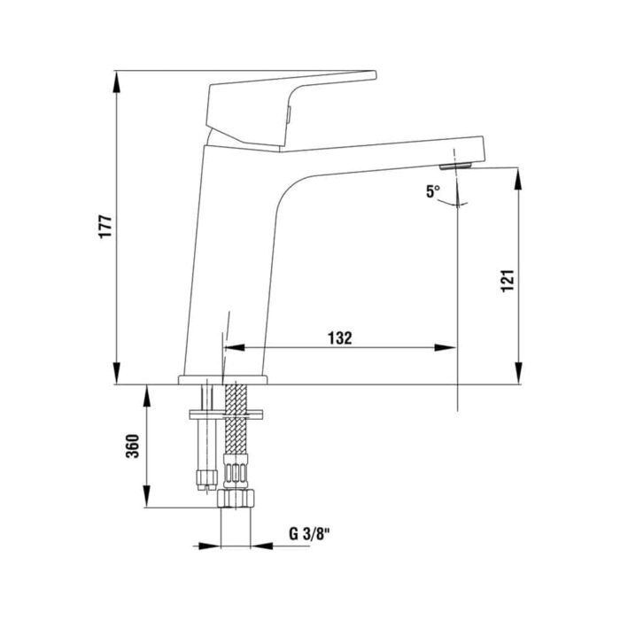 ECA Tiera Lavabo Bataryası - 102108989 - Lavabo Bataryası - 1