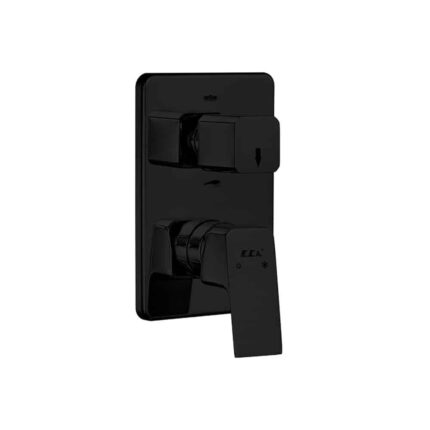 ECA Tiera Mat Siyah Çift Yollu Ankastre Duş Bataryası - 102167205C1-KDE - Ankastre Duş Bataryası