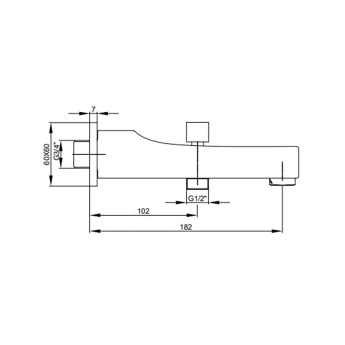 ECA Yönlendiricili Ve El Duşu Çıkışlı Ankastre Çıkış Ucu
