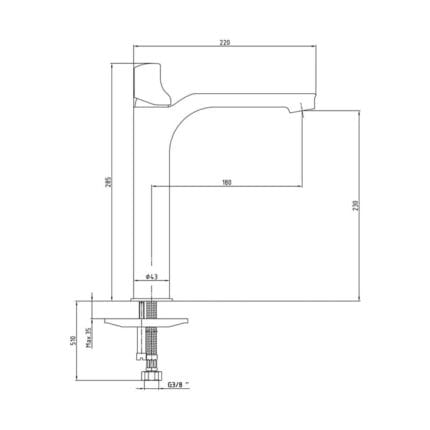 ecaeca myra yuksek tip lavabo bataryas d eb77