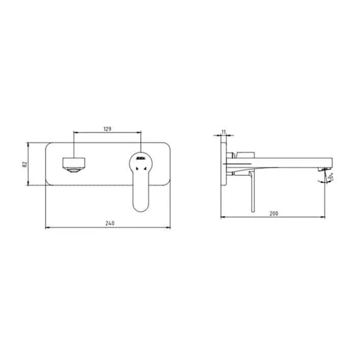 ecanita rozetli ankastre lavabo batary 2 4620