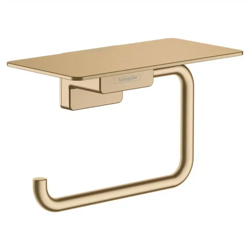 Hansgrohe AddStoris Raflı Tuvalet Kağıtlığı Bronz - 41772140 - Tuvalet Kağıtlık