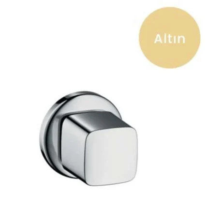 Hansgrohe E Ankastre Stop Valf Sıva Üstü Altın - 31677990 - Stop Valf