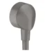 Hansgrohe Fixfit E Duş Çıkış Dirseği Mat Siyah Krom - 27454340 - Duş Çıkış Dirseği