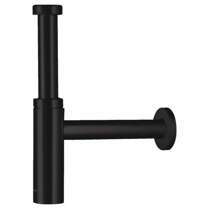 Hansgrohe Lavabo Sifonu Flowstar Mat Siyah - 52105670 - Basmalı Sifon , Gider (Pop-Up)