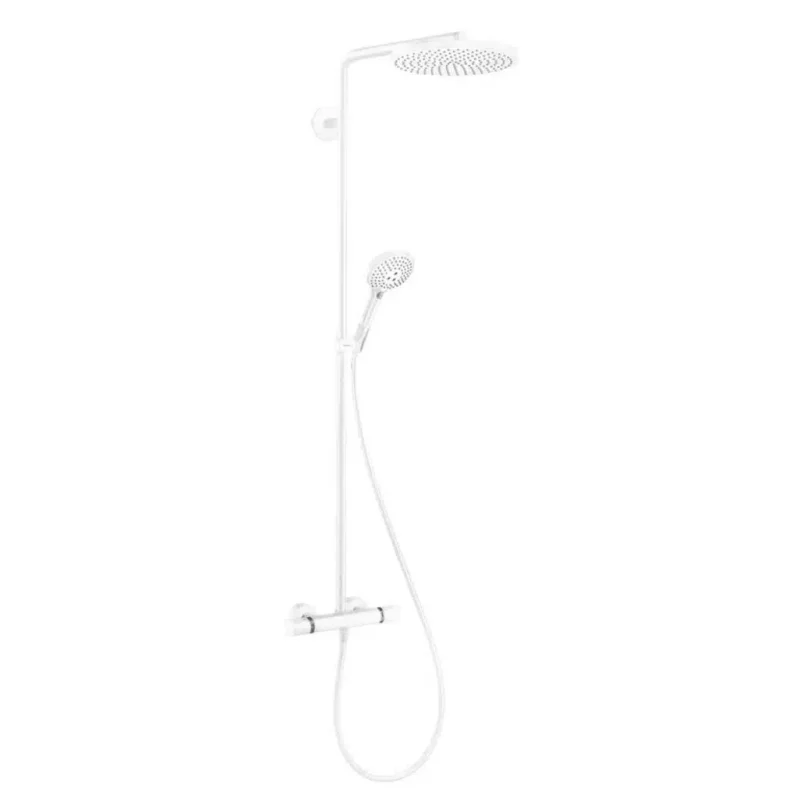 Hansgrohe Raindance Select S 240 1 Jet Termostatik Duş Kolonu Mat Beyaz - 27633700 - Duş Paneli ve Kolonu, Duş Setleri - 1