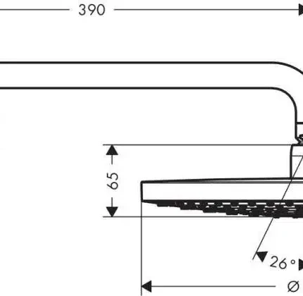 hansgrohe raindance select s tepe dusu 300 2 jet dus dirsegi ile 13173