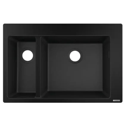 Hansgrohe S510-F635 Ankastre Granit Eviye 180/450 Grafit Siyahı