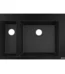 Hansgrohe S510-F635 Ankastre Granit Eviye 180/450 Grafit Siyahı - 43315170 - Granit Mutfak Eviyeleri