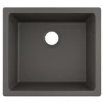 Hansgrohe S510-U450 Tezgah Altı Granit Eviye 450 Taş Grisi  - 43431290 - Granit Mutfak Eviyeleri