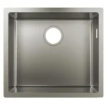 Hansgrohe S719-U500 Tezgah Altı Çelik Eviye 500 - 43427800 - Paslanmaz Çelik Mutfak Eviyeleri