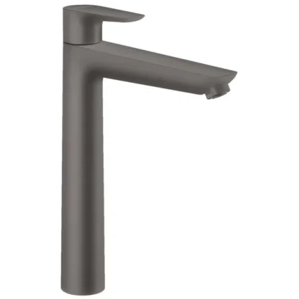 hansgrohe talis e lavabo bataryasi 240 sifon kumandali mat siyah krom 12798