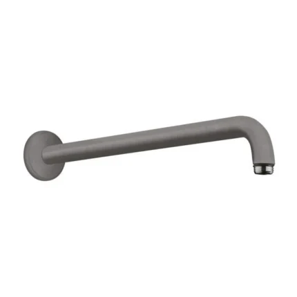 Hansgrohe Tepe Duş Dirseği 389 mm Mat Siyah Krom - 27413340 - Tepe Duş Borusu