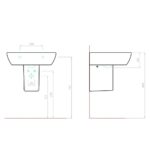 Kale Babel Beyaz Yarım Ayak