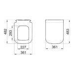 Kale Babel ve Mood 2.0 Ultra Slim Smart Beyaz Yavaş Kapanır Klozet Kapağı - 310200700038 - Klozet Kapağı - 1