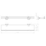 Kale D100 Altın Etajer - 410200600254 - Havluluk - 1