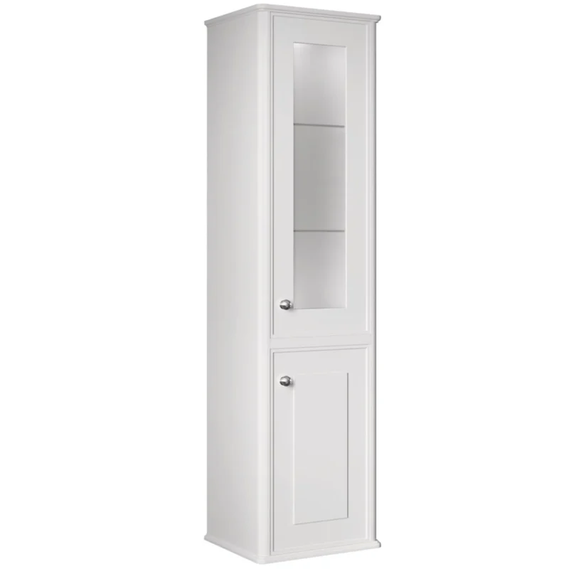 Kale Miro 42 cm Mat Beyaz Sağ Boy Dolabı - 310300100270 - Boy Dolaplar