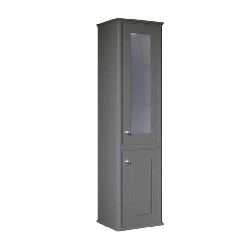 Kale Miro 42 cm Mat Gri Sol Boy Dolabı - 310300100268 - Boy Dolaplar